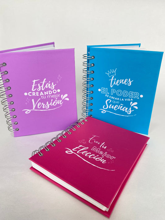 Mini libretas de afirmaciones